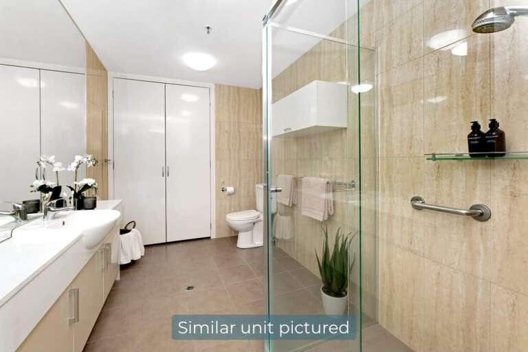 Unit 348 bathroom simiar unit pictured